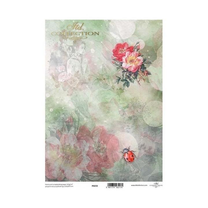 Translucent scrapbookpapier P0233