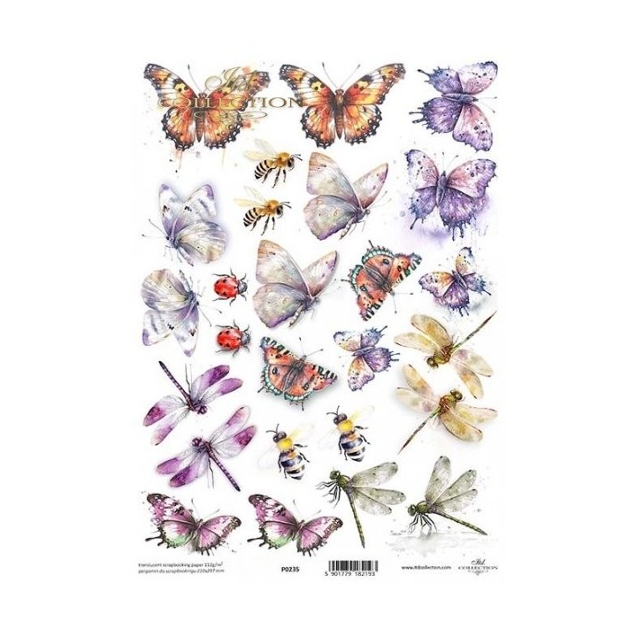 Translucent scrapbookpapier P0235
