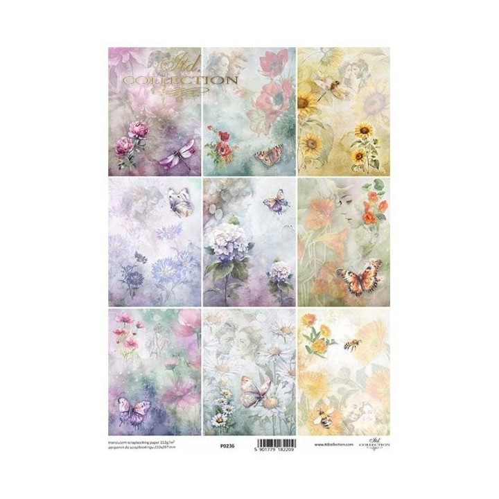 Translucent scrapbookpapier P0236