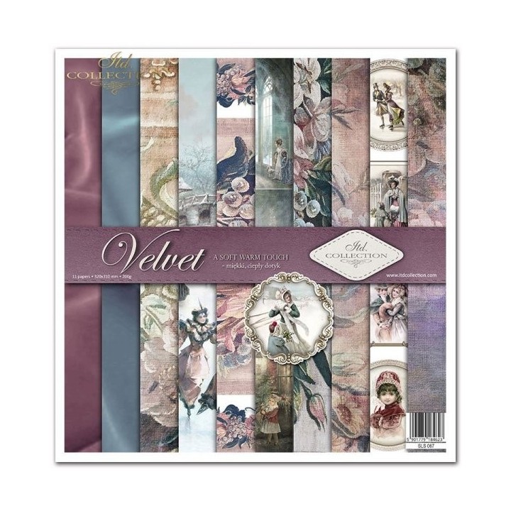 Scrapbookingpapier SLS-067 Velvet - een zachte
