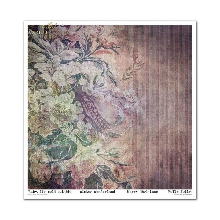 Scrapbookingpapier SLS-067 Velvet - a soft warm touch