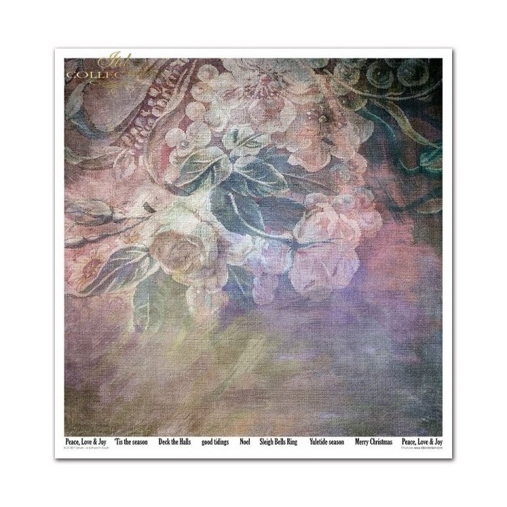 Scrapbookingpapier SLS-067 Velvet - a soft warm touch