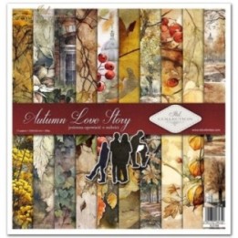 Scrapbookingpapier SLS-069 Herfstliefdesverhaal