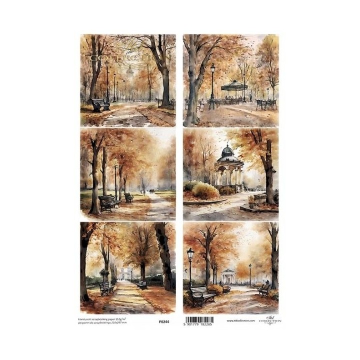 Translucent scrapbookingpapier P0244