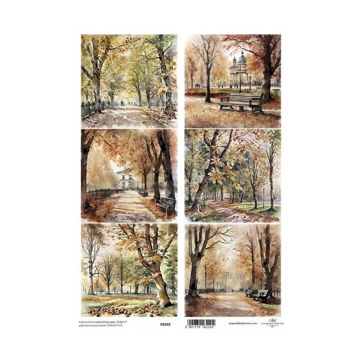 Translucent scrapbookpapier P0245