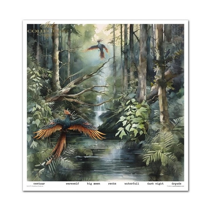 Scrapbookingpapier SLS-071 Mysterieuze Wezens