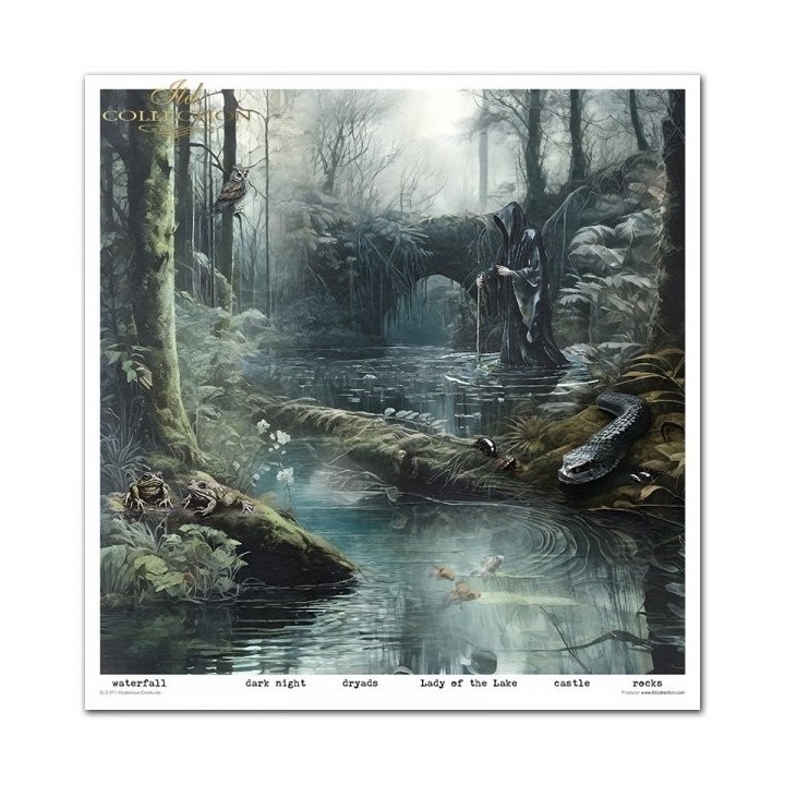 Scrapbookingpapier SLS-071 Mysterieuze Wezens