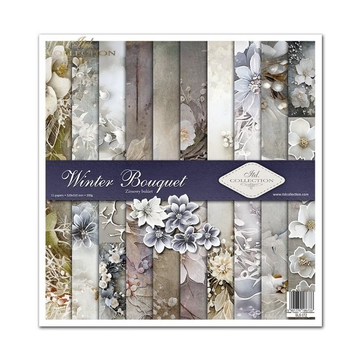 Scrapbookingpapier SLS-072 Winterboeket