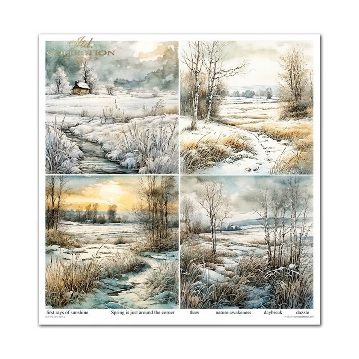 Scrapbookingpapier SLS-073 Vroege Lente