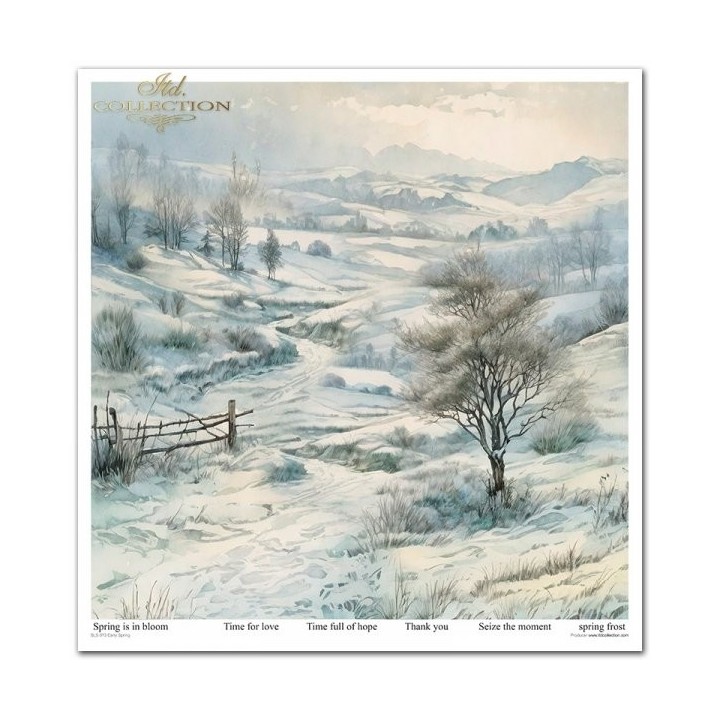 Scrapbookingpapier SLS-073 Vroege Lente