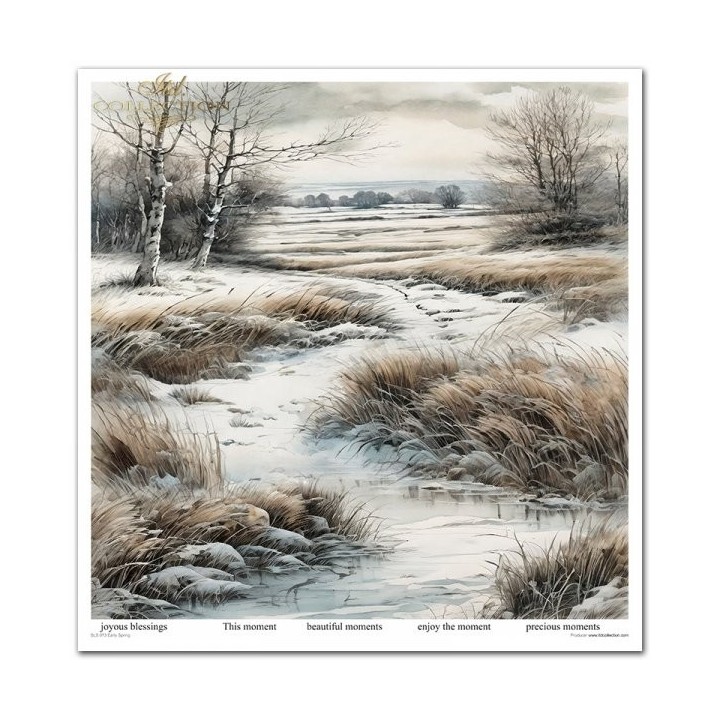 Scrapbookingpapier SLS-073 Vroege Lente