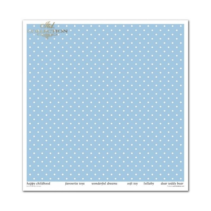 Scrapbookingpapier SLS-074 Lente in volle kleur