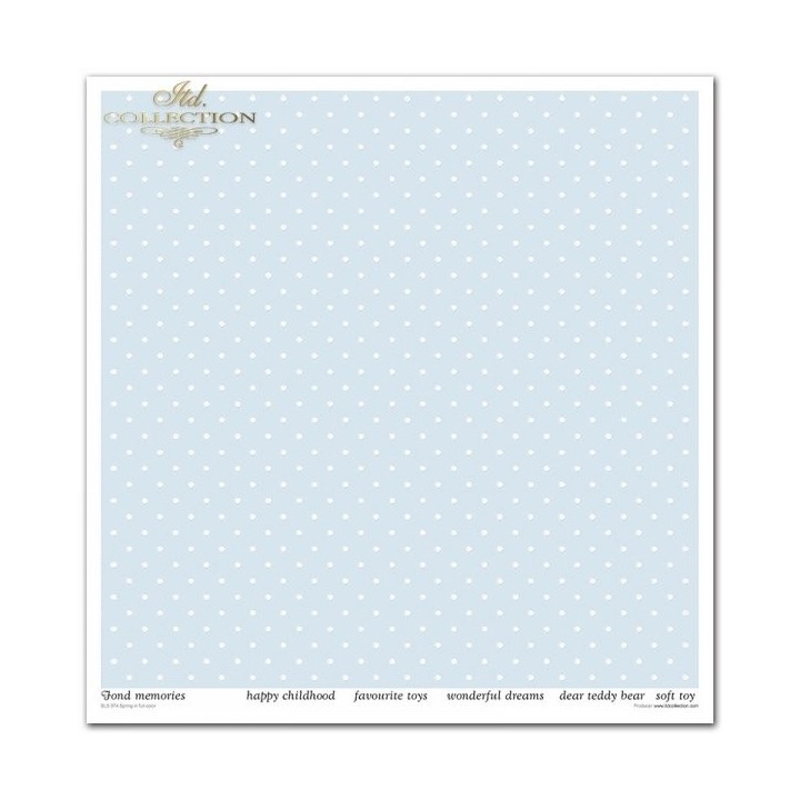 Scrapbookingpapier SLS-074 Lente in volle kleur
