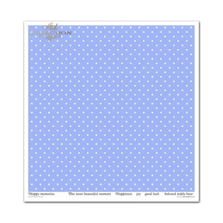 Scrapbookingpapier SLS-074 Lente in volle kleur