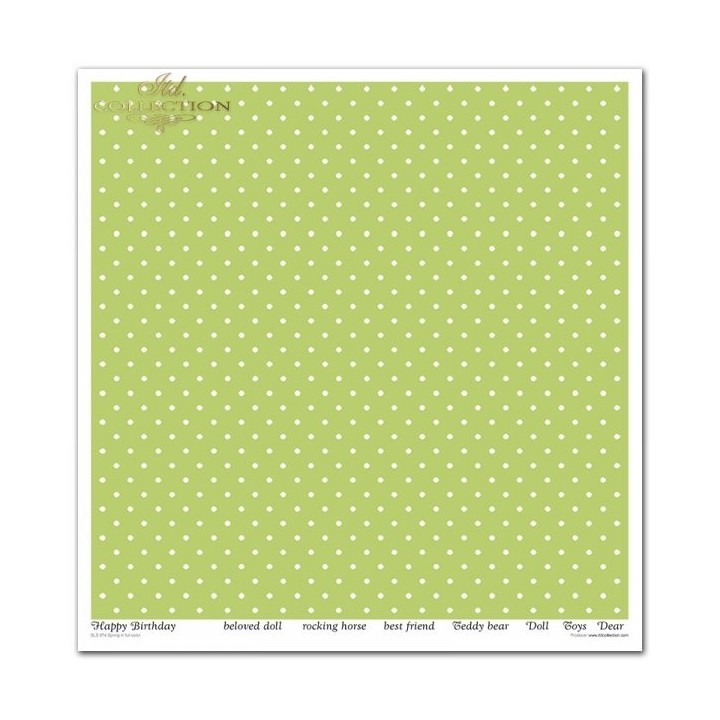 Scrapbookingpapier SLS-074 Lente in volle kleur