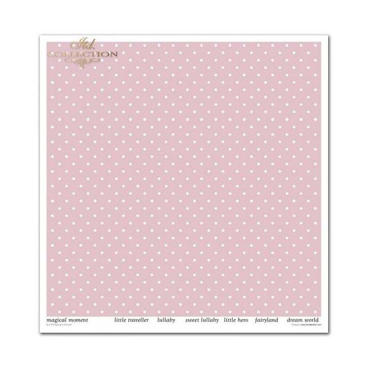 Scrapbookingpapier SLS-074 Lente in volle kleur