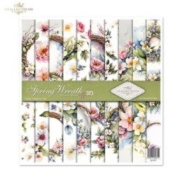 Scrapbookingpapier SLS-076 Lentekrans