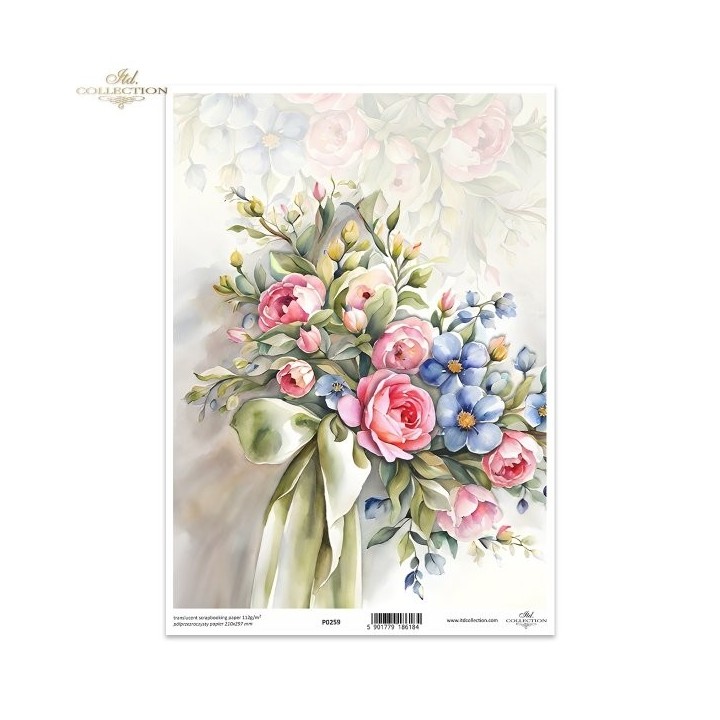 Translucent scrapbookpapier P0259