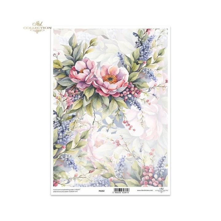 Translucent scrapbookingpapier P0262
