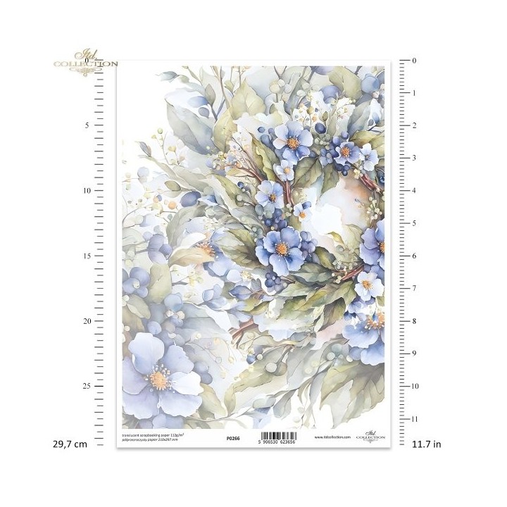 Translucent scrapbookpapier P0266