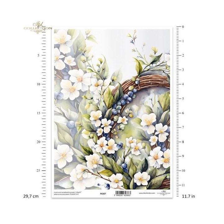 Translucent scrapbookpapier P0267