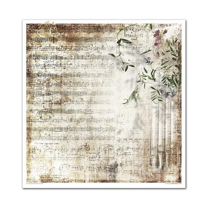 Scrapbookingpapier SLS-025 ''Geheimen van het oude dagboek'' ---- AFGEPRIJSD PRODUCT