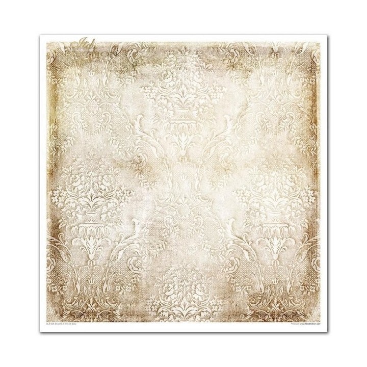 Scrapbookingpapier SLS-025 ''Geheimen van het oude dagboek'' ---- AFGEPRIJSD PRODUCT