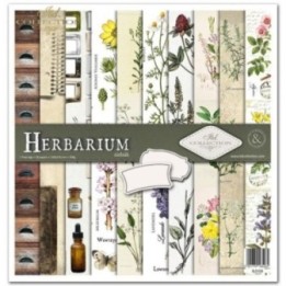 Scrapbookingpapier SLS-035 ''Herbarium'' ---- PRODUCT MET KORTING