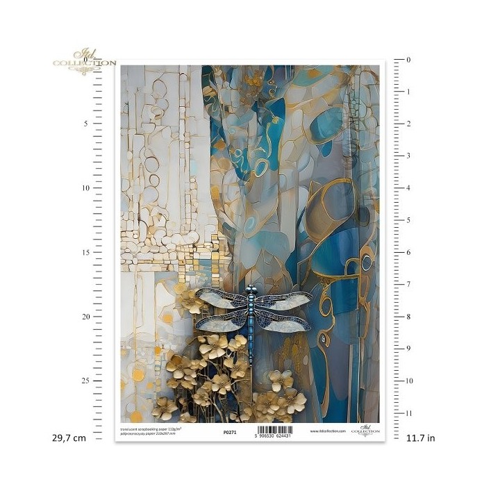 Translucent scrapbookpapier P0271