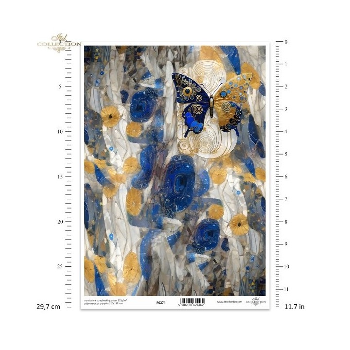 Translucent scrapbookpapier P0274