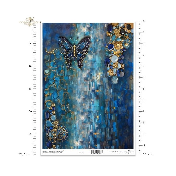 Translucent scrapbookpapier P0275