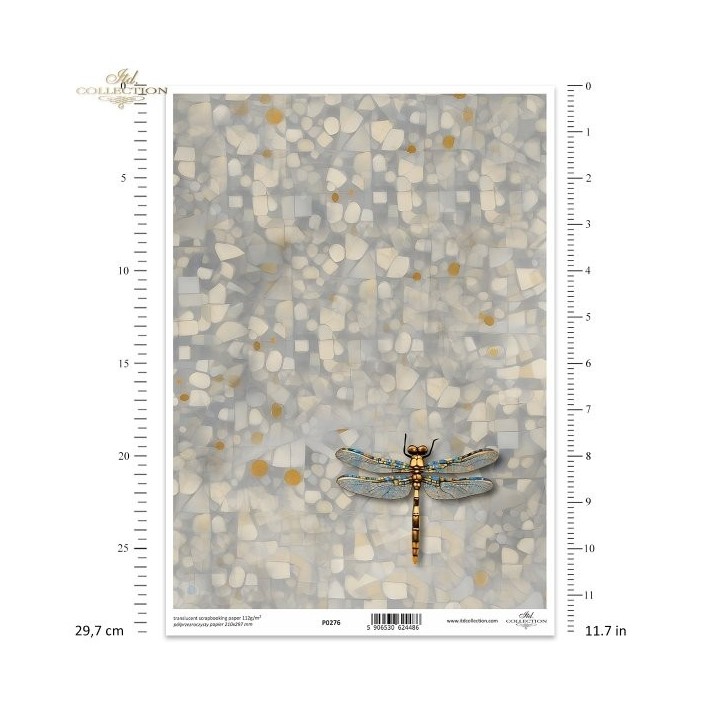 Translucent scrapbookingpapier P0276