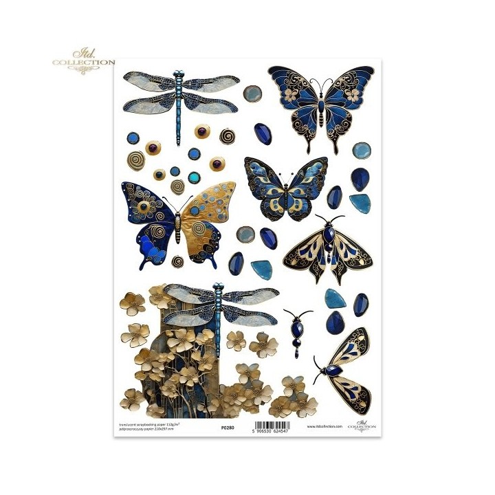Translucent scrapbookpapier P0280