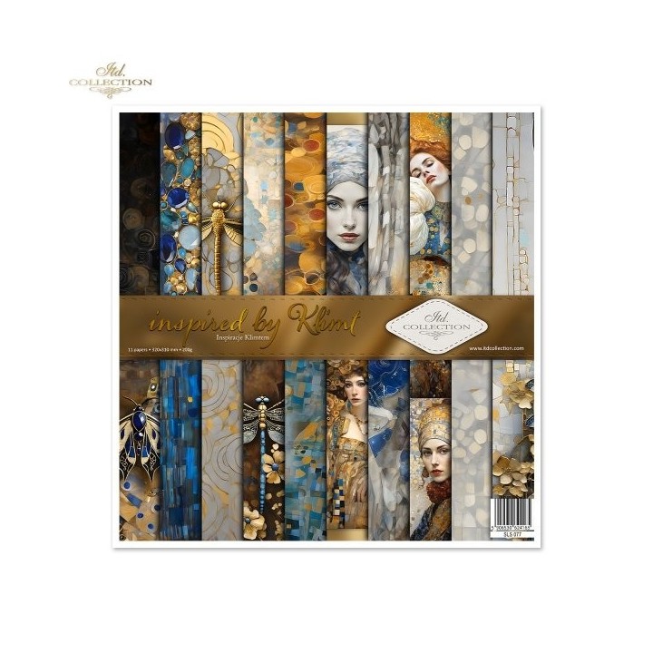 Scrapbookingpapier SLS-077 Geïnspireerd door Klimt