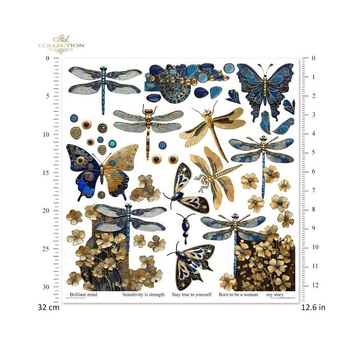 Scrapbookingpapier SLS-077 Geïnspireerd door Klimt