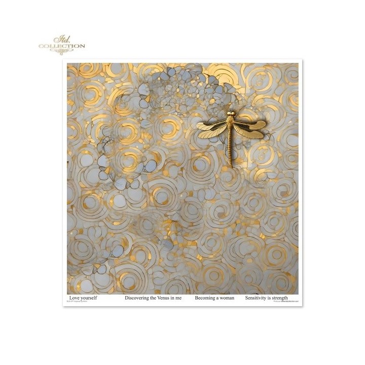 Scrapbookingpapier SLS-077 Geïnspireerd door Klimt
