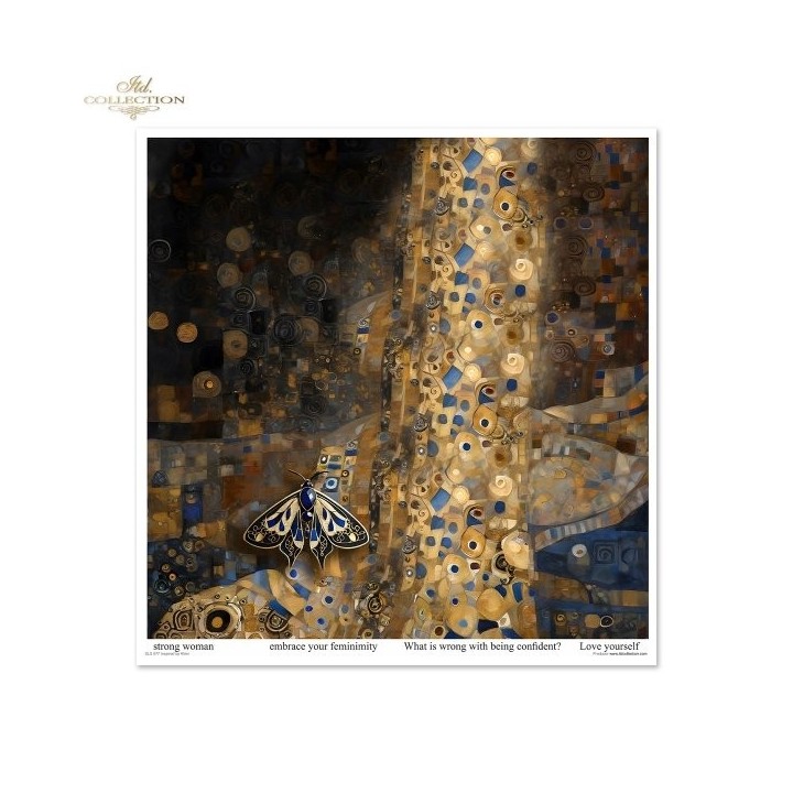 Scrapbookingpapier SLS-077 Geïnspireerd door Klimt