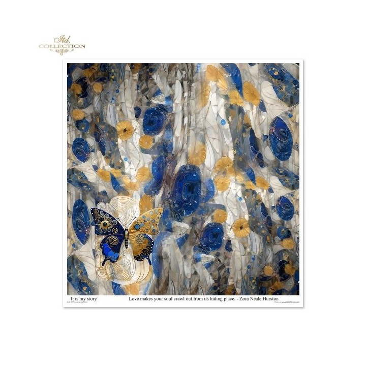 Scrapbookingpapier SLS-077 Geïnspireerd door Klimt