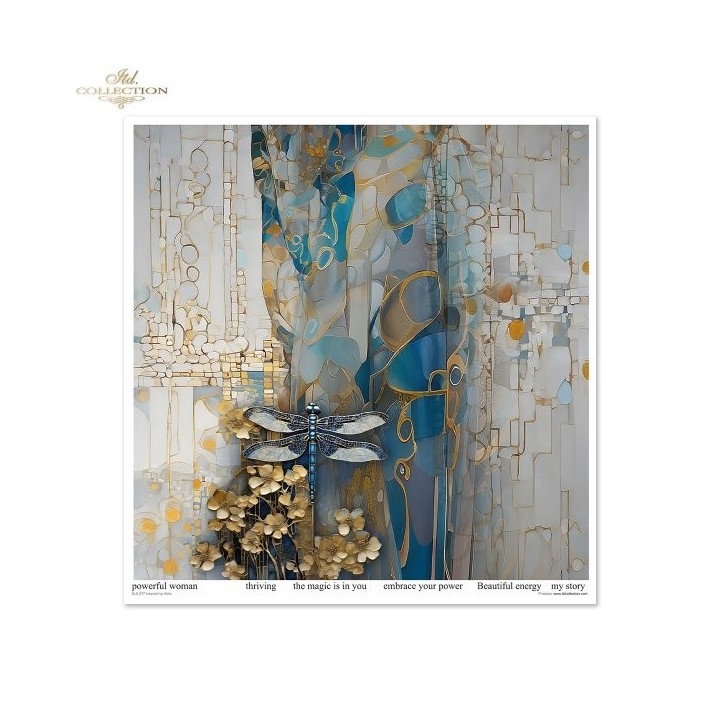 Scrapbookingpapier SLS-077 Geïnspireerd door Klimt