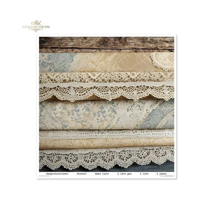 Scrapbookingpapier SLS-080 Hout & Kant