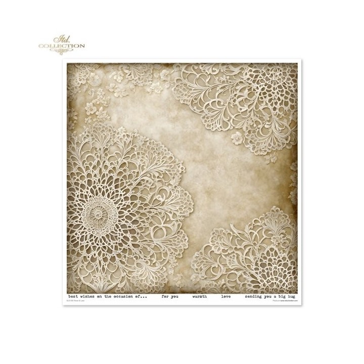 Scrapbookingpapier SLS-080 Hout & Kant