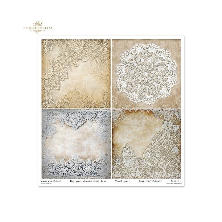 Scrapbookingpapier SLS-080 Hout & Kant