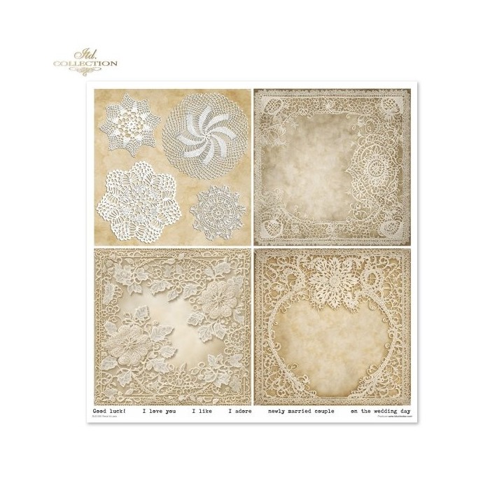 Scrapbookingpapier SLS-080 Hout & Kant