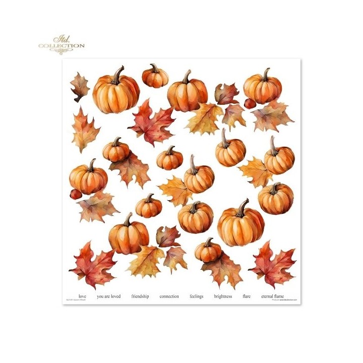 Scrapbookingpapier SLS-081 Herfstkrans