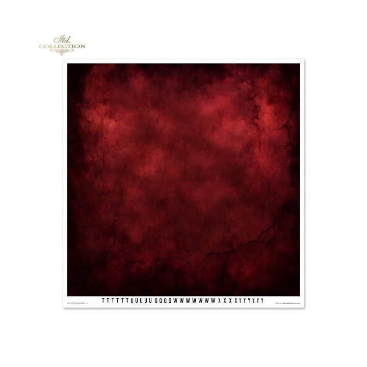 Scrapbookingpapier SLS-083 Zwart & Kleur