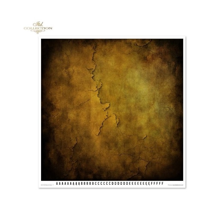 Scrapbookingpapier SLS-083 Zwart & Kleur