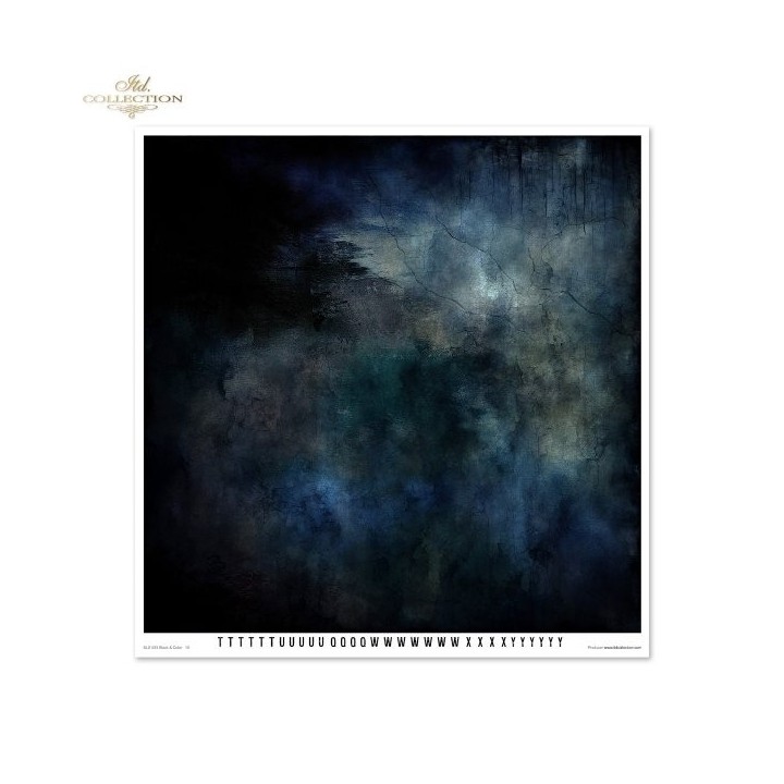Scrapbookingpapier SLS-083 Zwart & Kleur