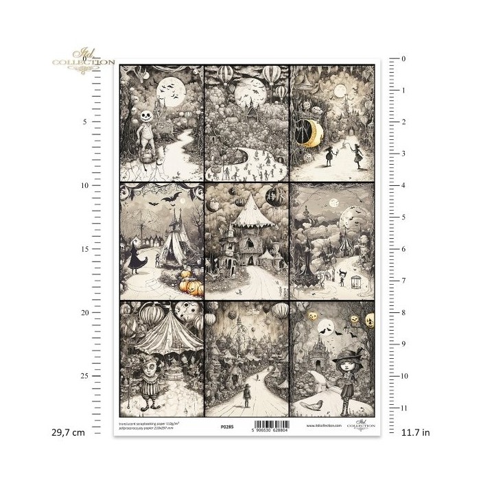 Translucent scrapbookpapier P0285