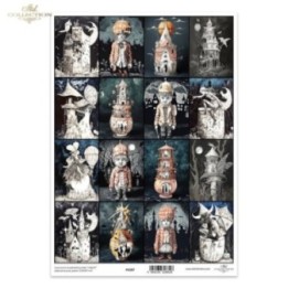 Translucent scrapbookingpapier P0287