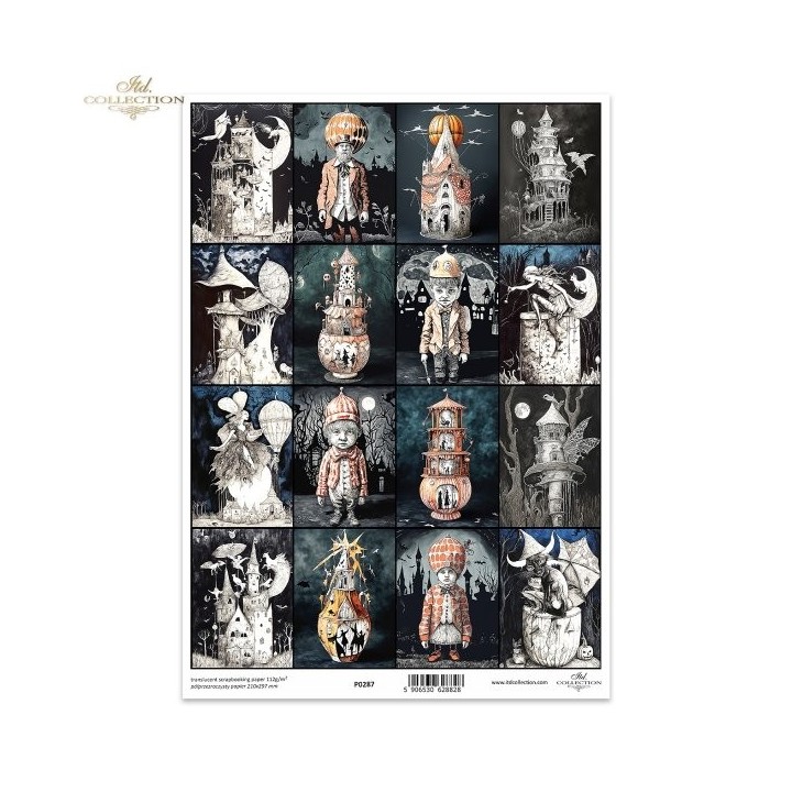 Translucent scrapbookingpapier P0287
